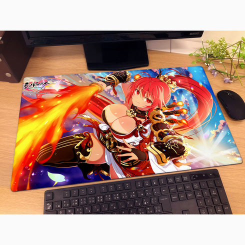 『シノビマスター 閃乱カグラ NEW LINK』ラバーマット (焔/紅勾の焔)